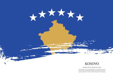 Kosova bayrağı arka plan
