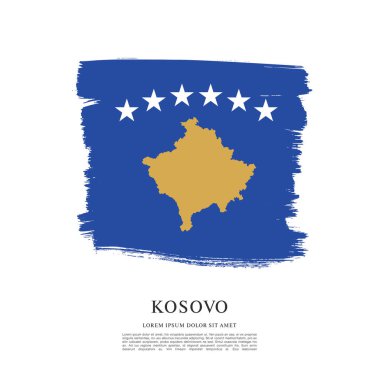 Kosova bayrağı arka plan