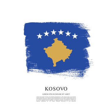 Kosova bayrağı arka plan