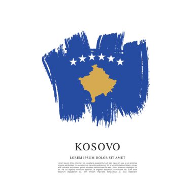 Kosova bayrağı arka plan