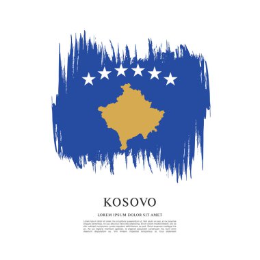 Kosova bayrağı arka plan