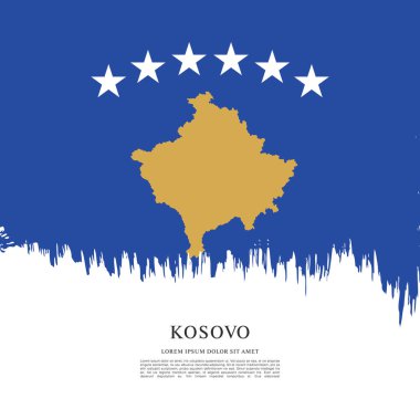 Kosova bayrağı arka plan