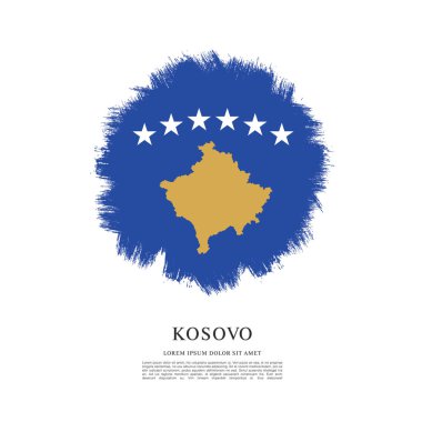 Kosova bayrağı arka plan