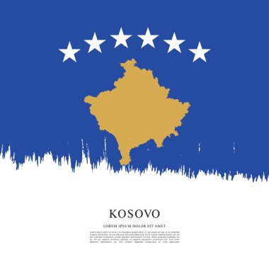 Kosova bayrağı arka plan