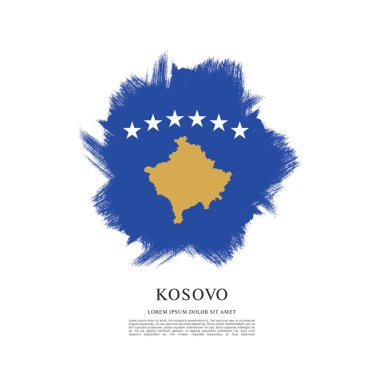 Kosova bayrağı arka plan
