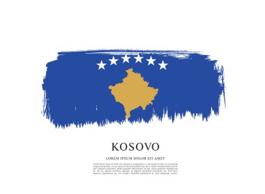 Kosova bayrağı arka plan