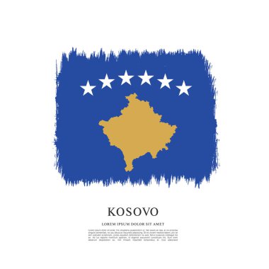 Kosova bayrağı arka plan