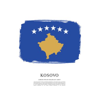 Kosova bayrağı arka plan