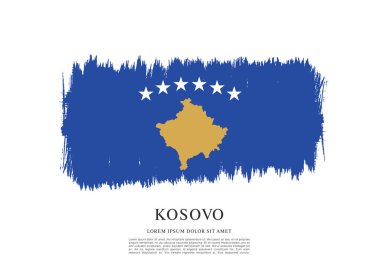 Kosova bayrağı arka plan
