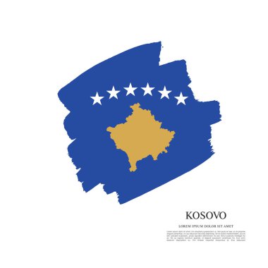 Kosova bayrağı arka plan