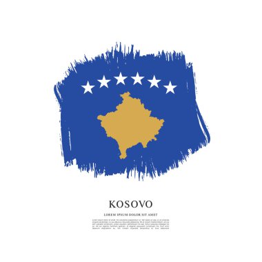 Kosova bayrağı arka plan