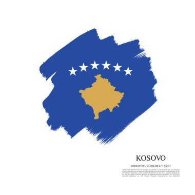 Kosova bayrağı arka plan