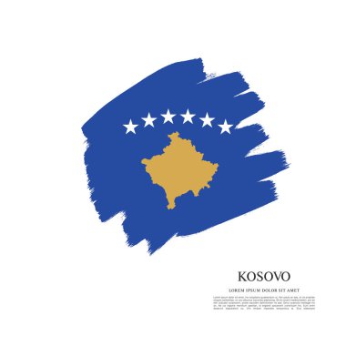 Kosova bayrağı arka plan