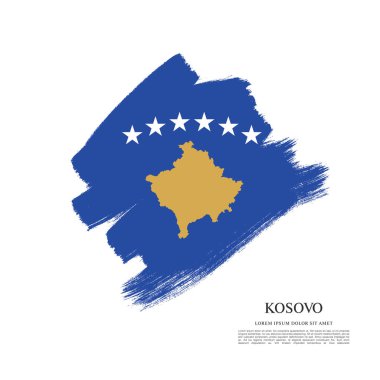 Kosova bayrağı arka plan