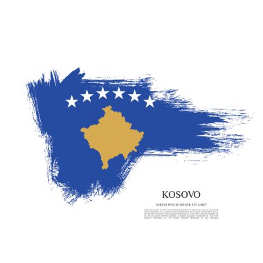 Kosova bayrağı arka plan