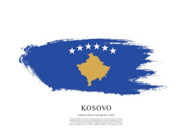 Kosova bayrağı arka plan