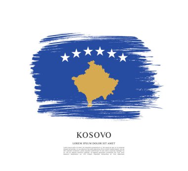 Kosova bayrağı arka plan