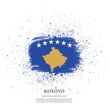 Kosova bayrağı arka plan