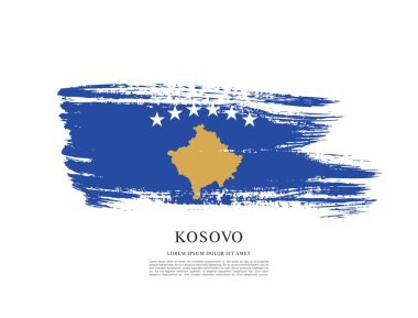 Kosova bayrağı arka plan