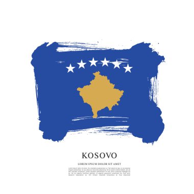 Kosova bayrağı arka plan