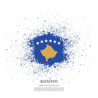 Kosova bayrağı arka plan