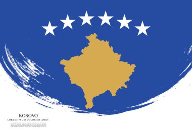 Kosova bayrağı arka plan