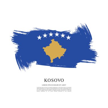 Kosova bayrağı arka plan