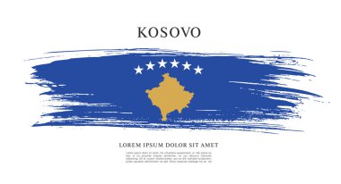 Kosova bayrağı arka plan
