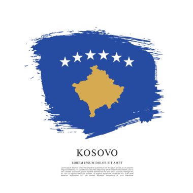 Kosova bayrağı arka plan