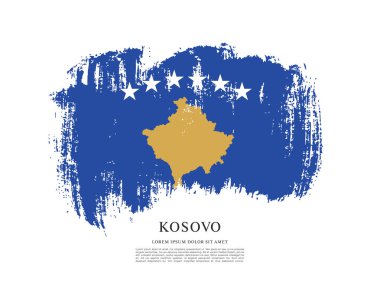 Kosova bayrağı arka plan