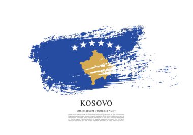 Kosova bayrağı arka plan