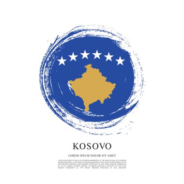 Kosova bayrağı arka plan