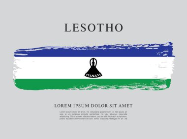 Lesoto bayrağı arka plan