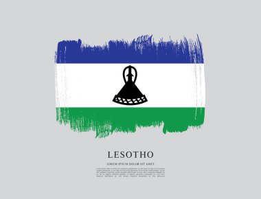 Lesoto bayrağı arka plan