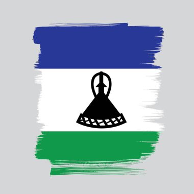 Lesoto bayrağı arka plan