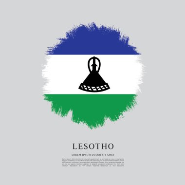 Lesoto bayrağı arka plan