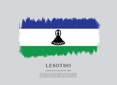 Lesoto bayrağı arka plan