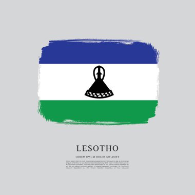 Lesoto bayrağı arka plan