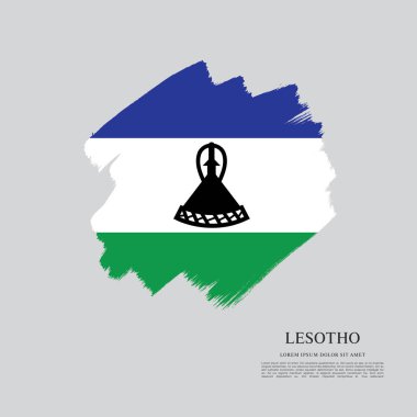 Lesoto bayrağı arka plan