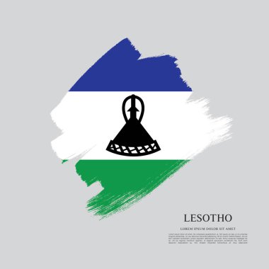 Lesoto bayrağı arka plan