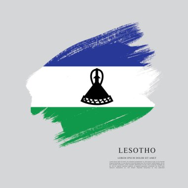 Lesoto bayrağı arka plan