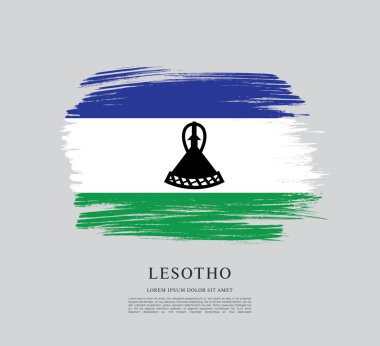 Lesoto bayrağı arka plan