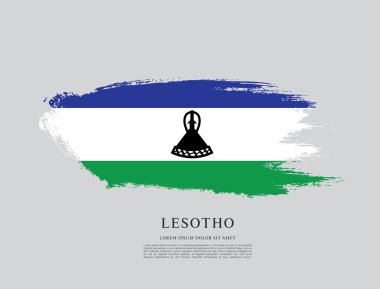 Lesoto bayrağı arka plan