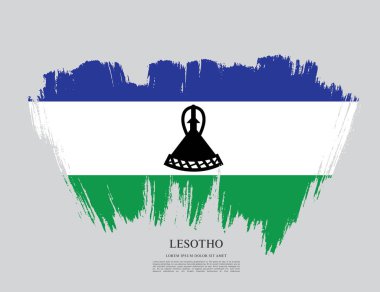 Lesoto bayrağı arka plan