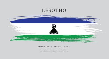 Lesoto bayrağı arka plan