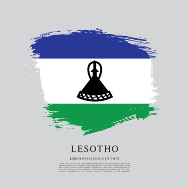 Lesoto bayrağı arka plan