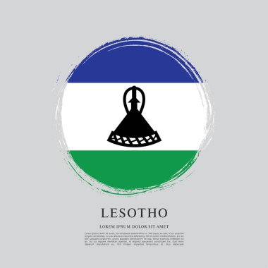Lesoto bayrağı arka plan