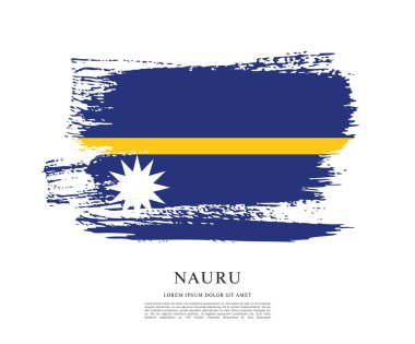 Nauru bayrak arka plan