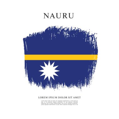 Nauru bayrak arka plan