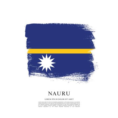 Nauru bayrak arka plan